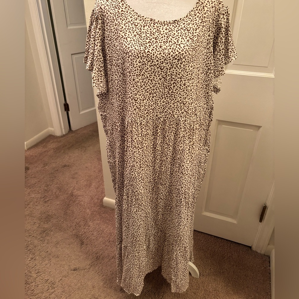 PRICE REDUCTION Fantaslook Leopard Print Dress